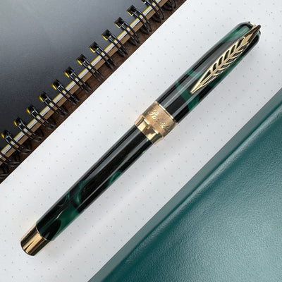 Pineider La Grande Bellezza Rocco Rollerball Pen - Forest