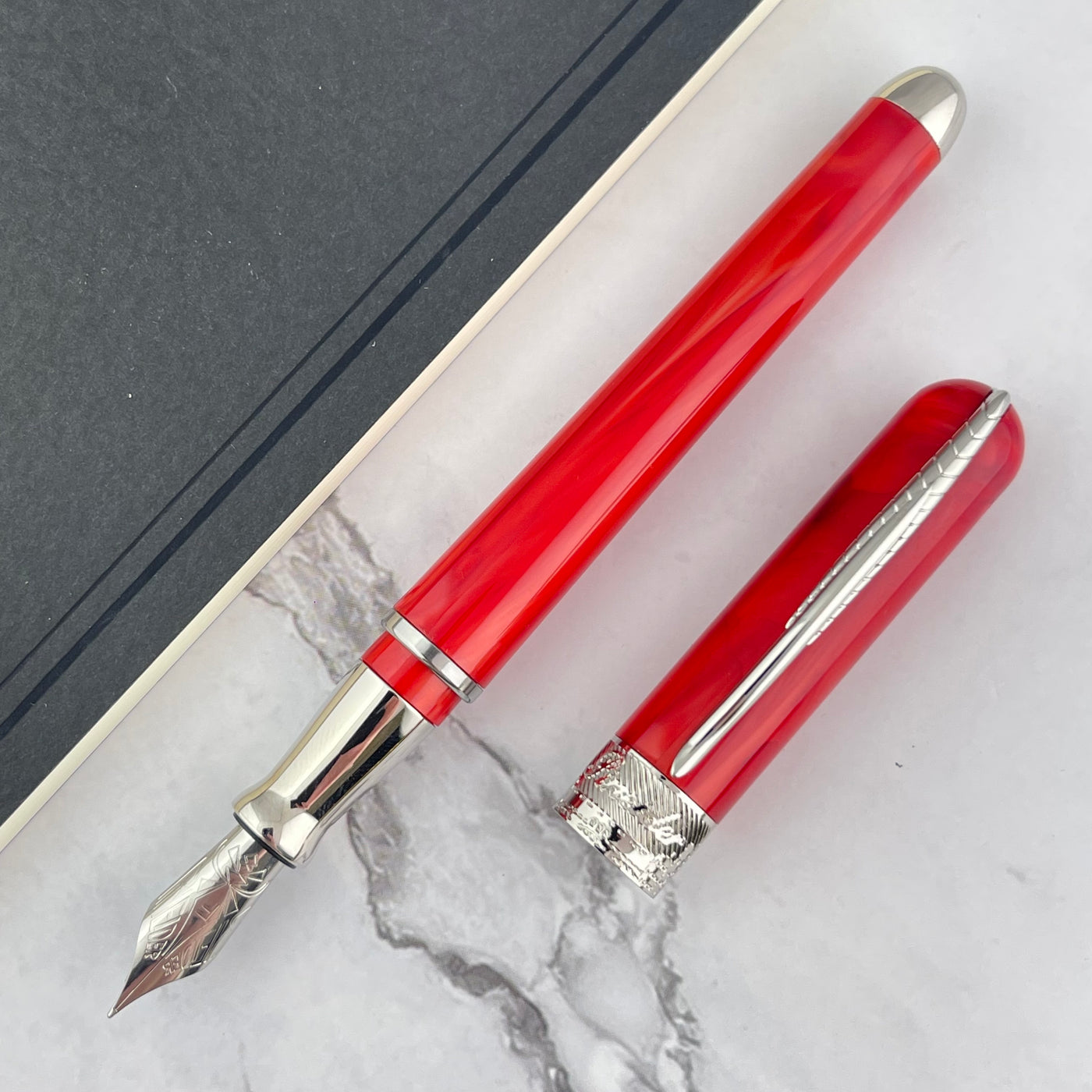 Pineider Avatar Fountain Pen - Devil Red