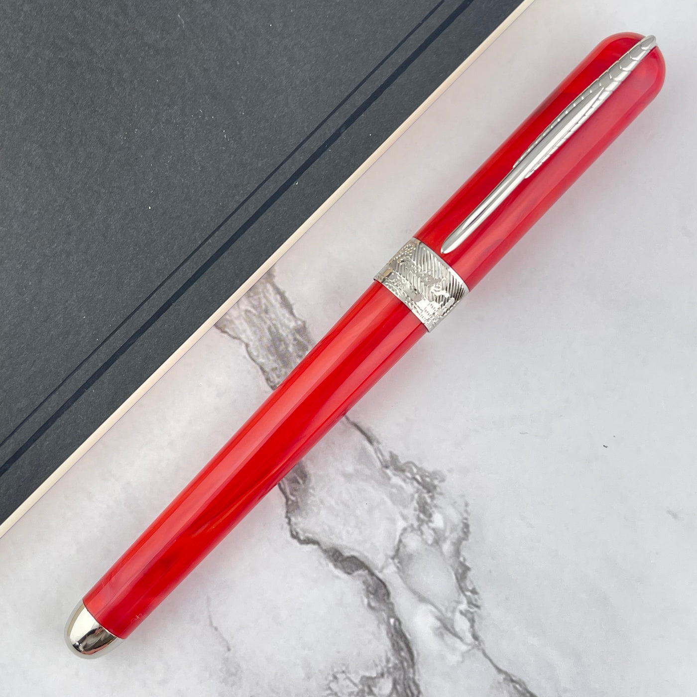 Pineider Avatar Fountain Pen - Devil Red