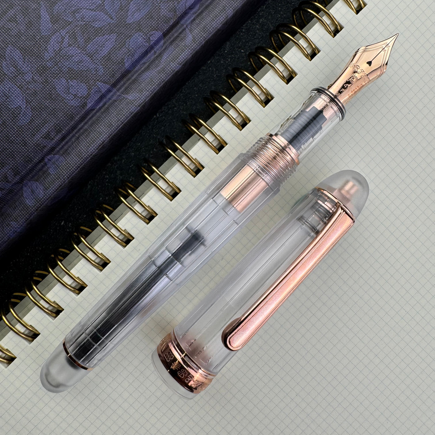 Platinum #3776 Fountain Pen - Nice Rose Gold