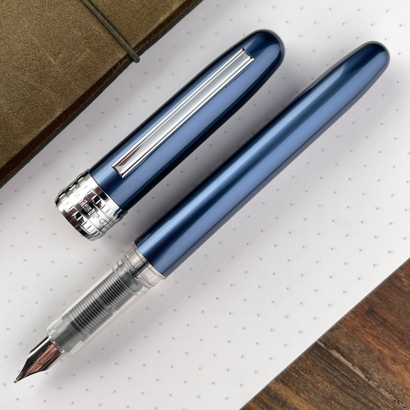 Platinum Plaisir Fountain Pen - Blue