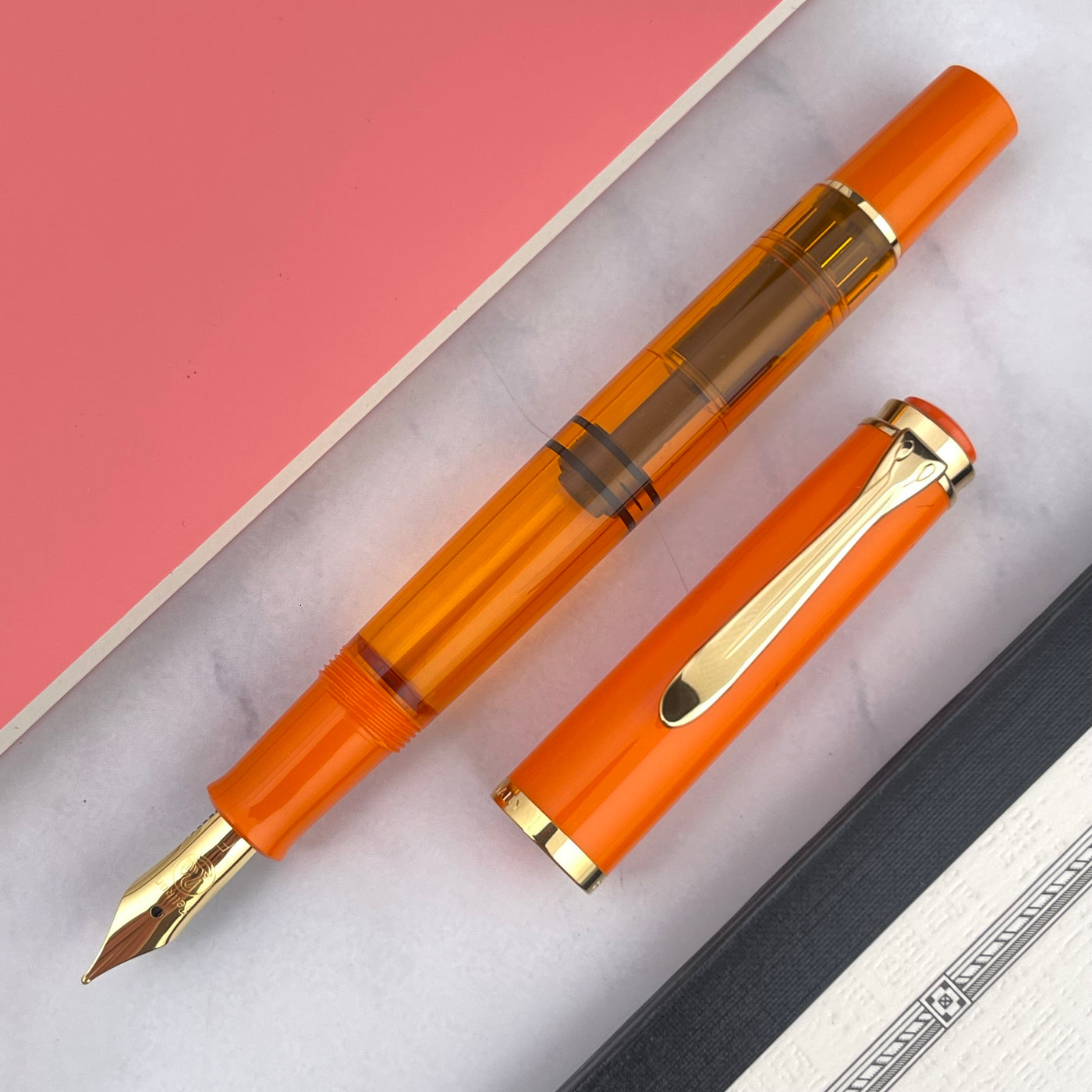 Pelikan Classic M200 Fountain Pen - Orange Delight (Special Edition)