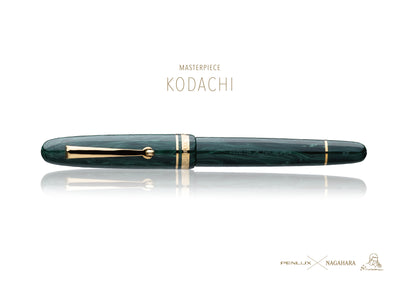 Penlux Masterpiece Kodachi Fountain Pen - Green Velvet