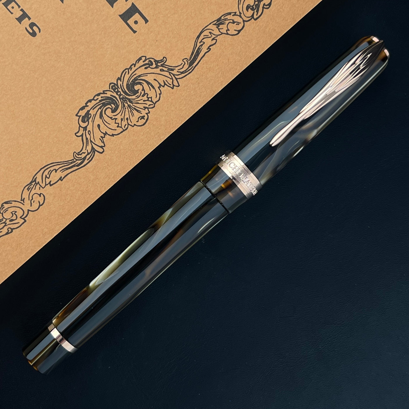 Pineider Antichi Materiali Rollerball Pen - Ruffles (Limited Edition)