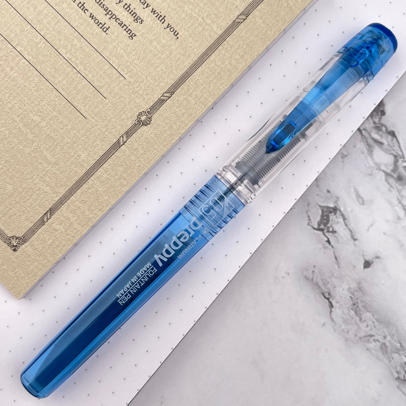 Platinum Preppy Fountain Pen - Blue-Black