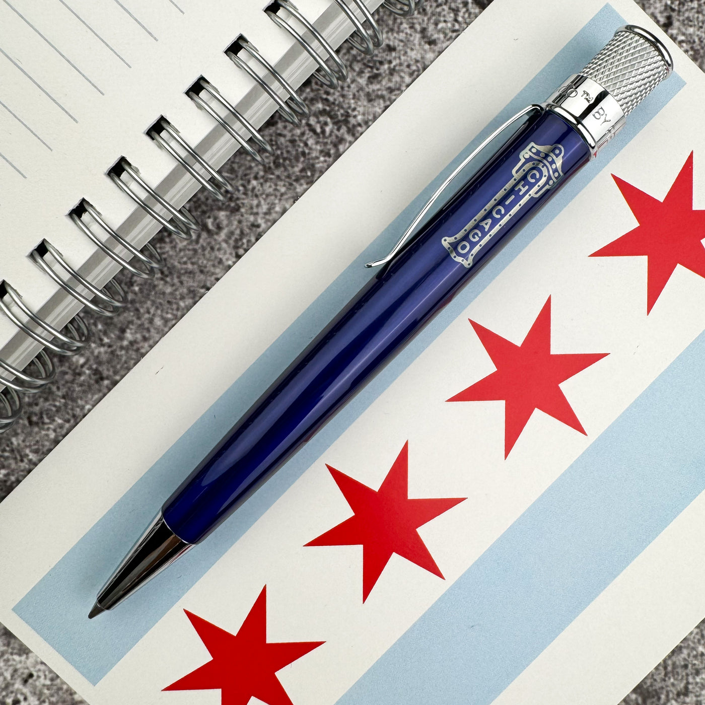 Retro 51 True Blue Chicago Theatre Rollerball Pen (Atlas Exclusive)