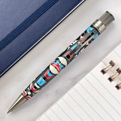 Retro 51 Tornado Smithsonian NMAI Rollerball Pen - Raven Steals the Sun