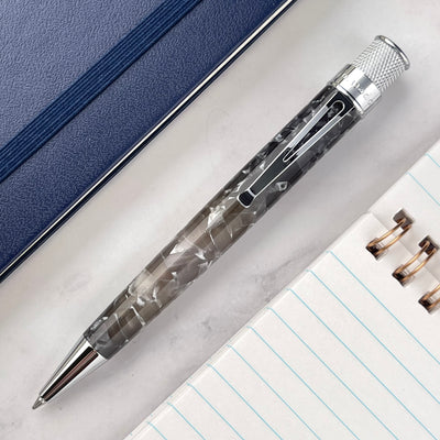 Retro 51 Tornado Acrylic Rollerball Pen - Silver Lining