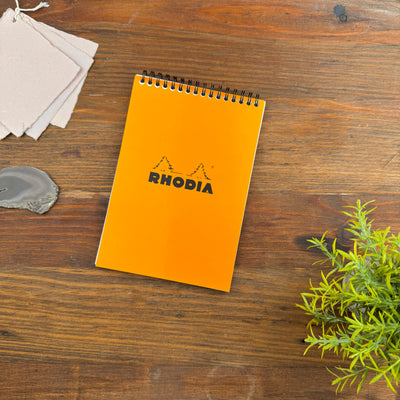 Rhodia Wirebound Notepad - Lined 80 sheets - 6 x 8 1/4