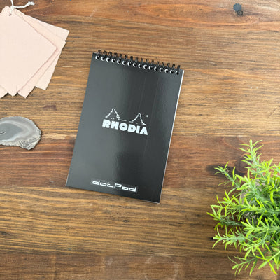 Rhodia Wirebound Notepad - Dot 80 sheets - 6 x 8 1/4