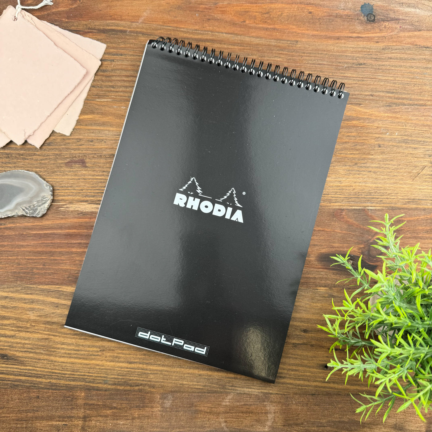 Rhodia Wirebound Notepad - Dot 80 sheets - 8 ¼ x 11 ¾