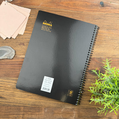 Rhodia Wirebound 4 Colors Notebook - Ruled sheets - 9 x 11 3/4