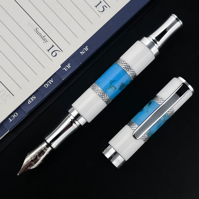 Monteverde Regatta Fountain Pen - Santorini Blue