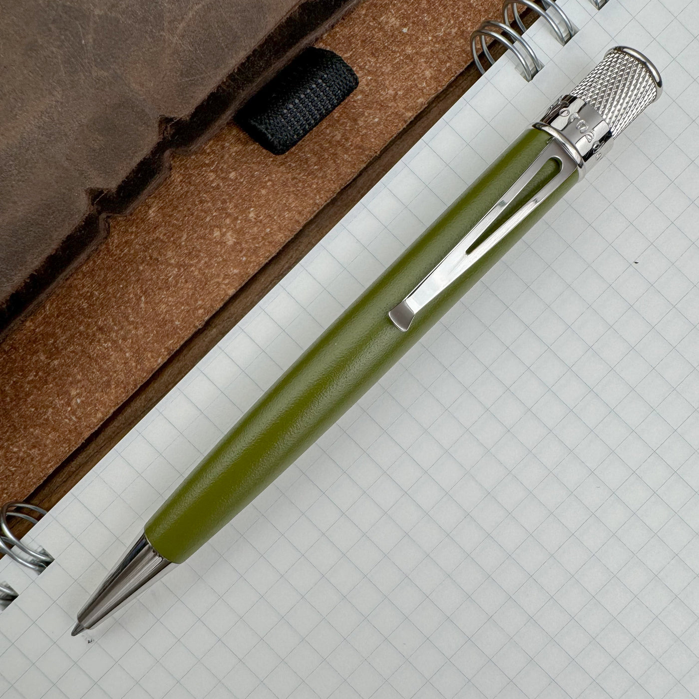 Retro 51 Tornado Seasonal Touch Rollerball Pen - Juniper Green (Special Edition)