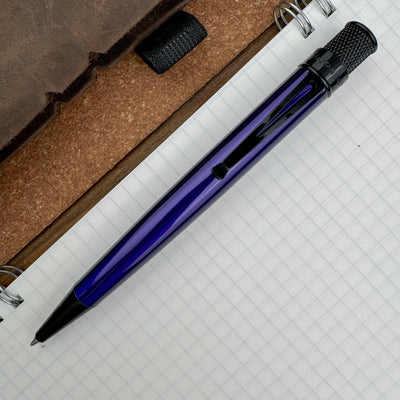 Retro 51 Tornado Stealth Rollerball Pen - Midnight Purple