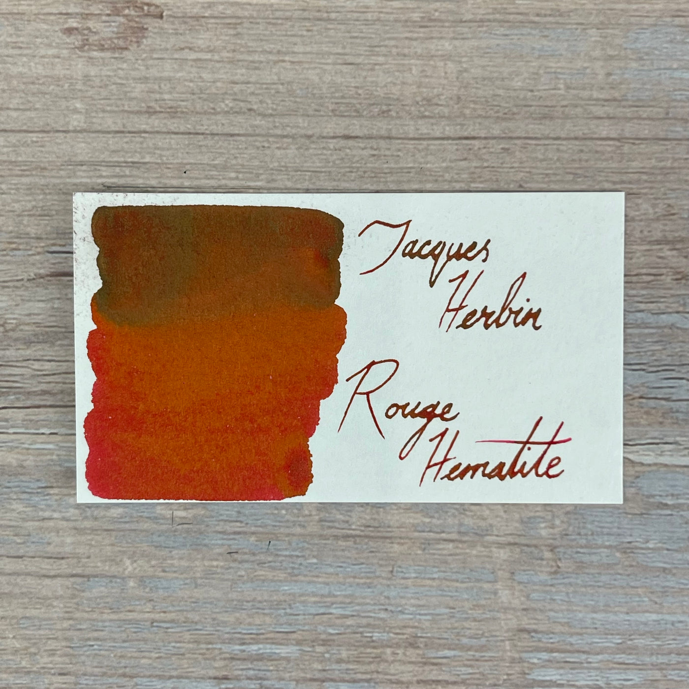 Jacques Herbin 1670 Rouge Hematite - 50ml Bottled Ink