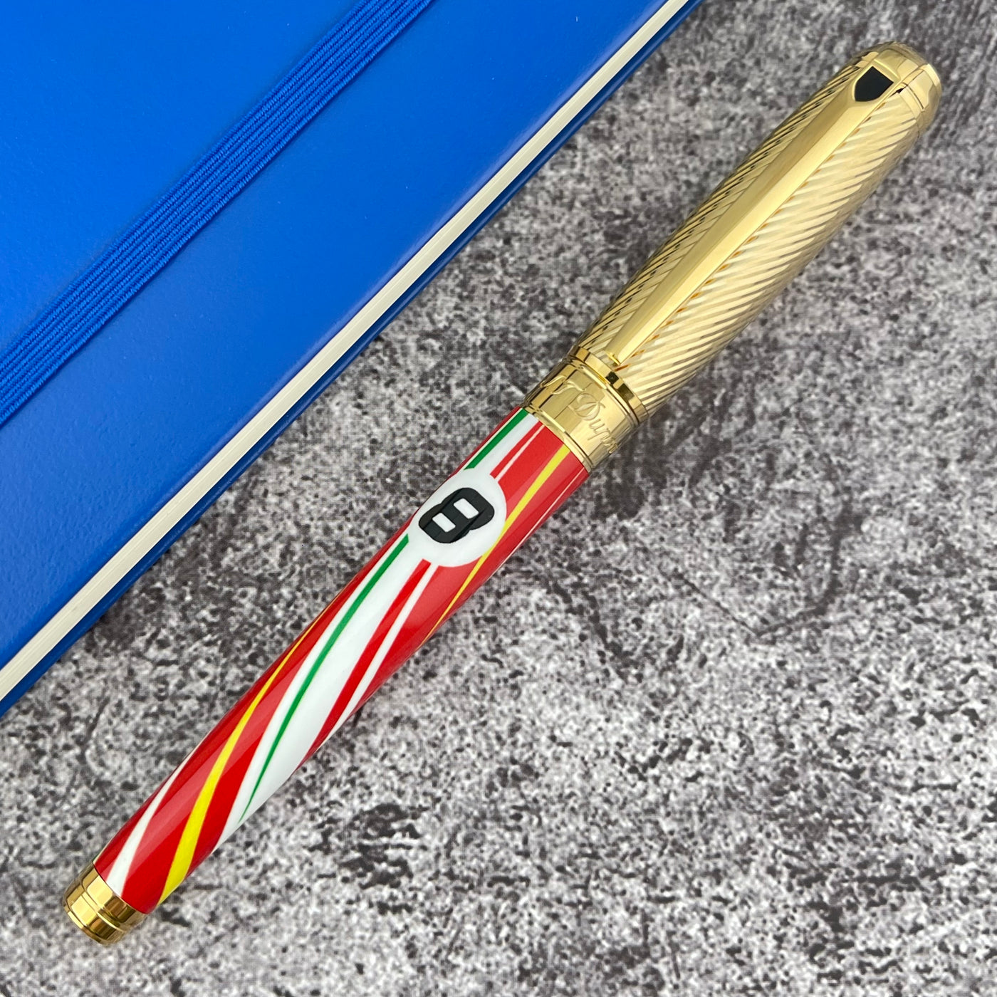 S.T. Dupont Le Mans Premium Line D Large Fountain Pen - Red (Limited Edition)