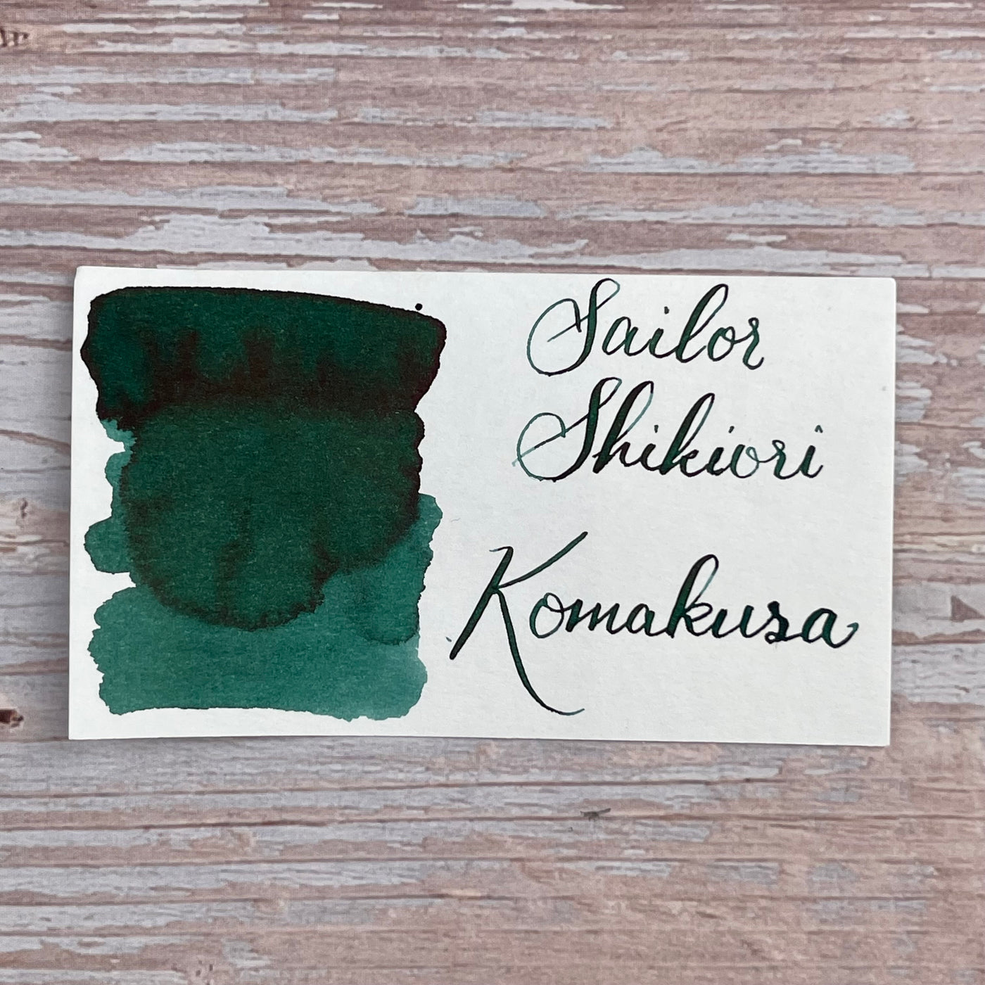 Sailor Shikiori Ink Cartridges - Komakusa