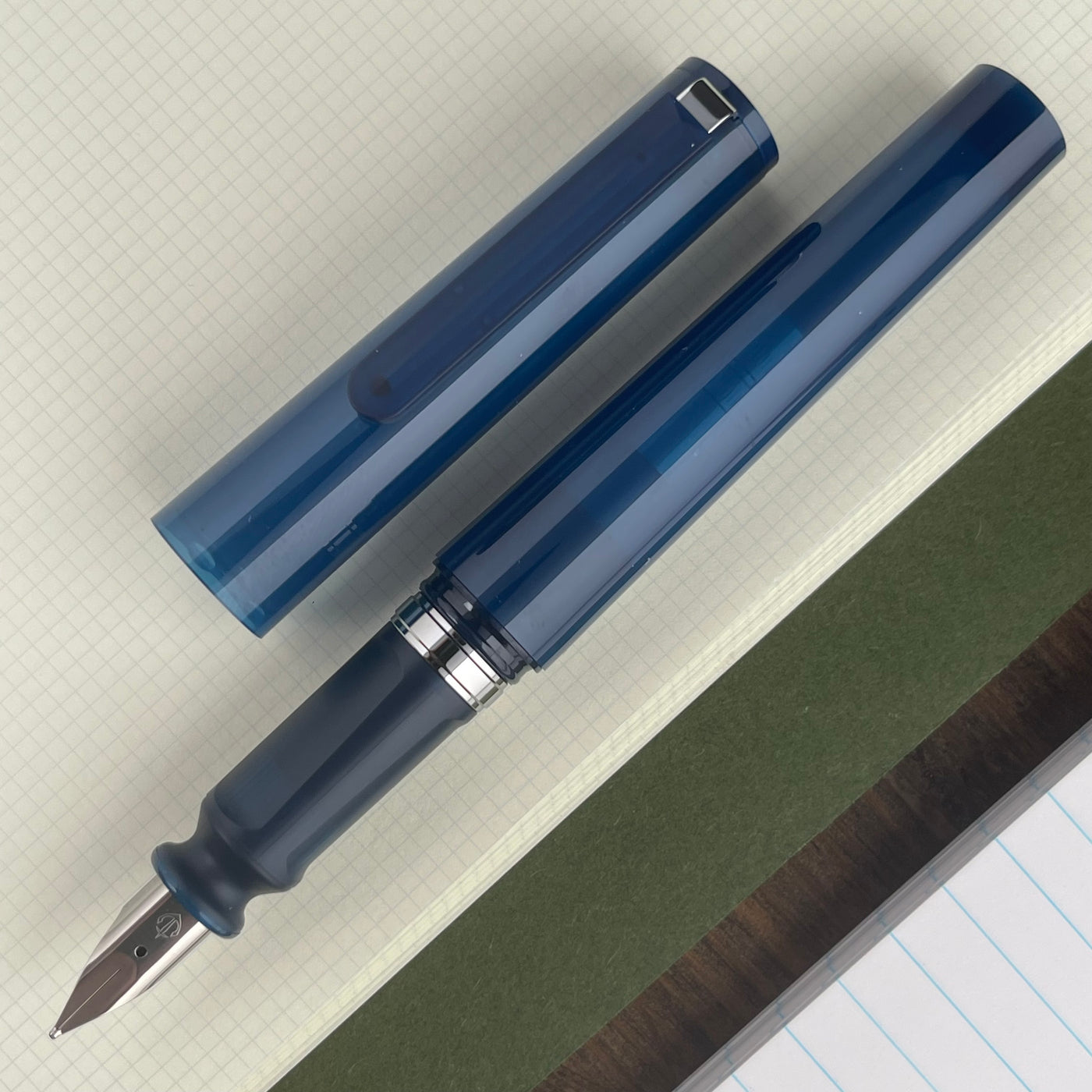 Sailor Tuzu Fountain Pen - Translucent Navy