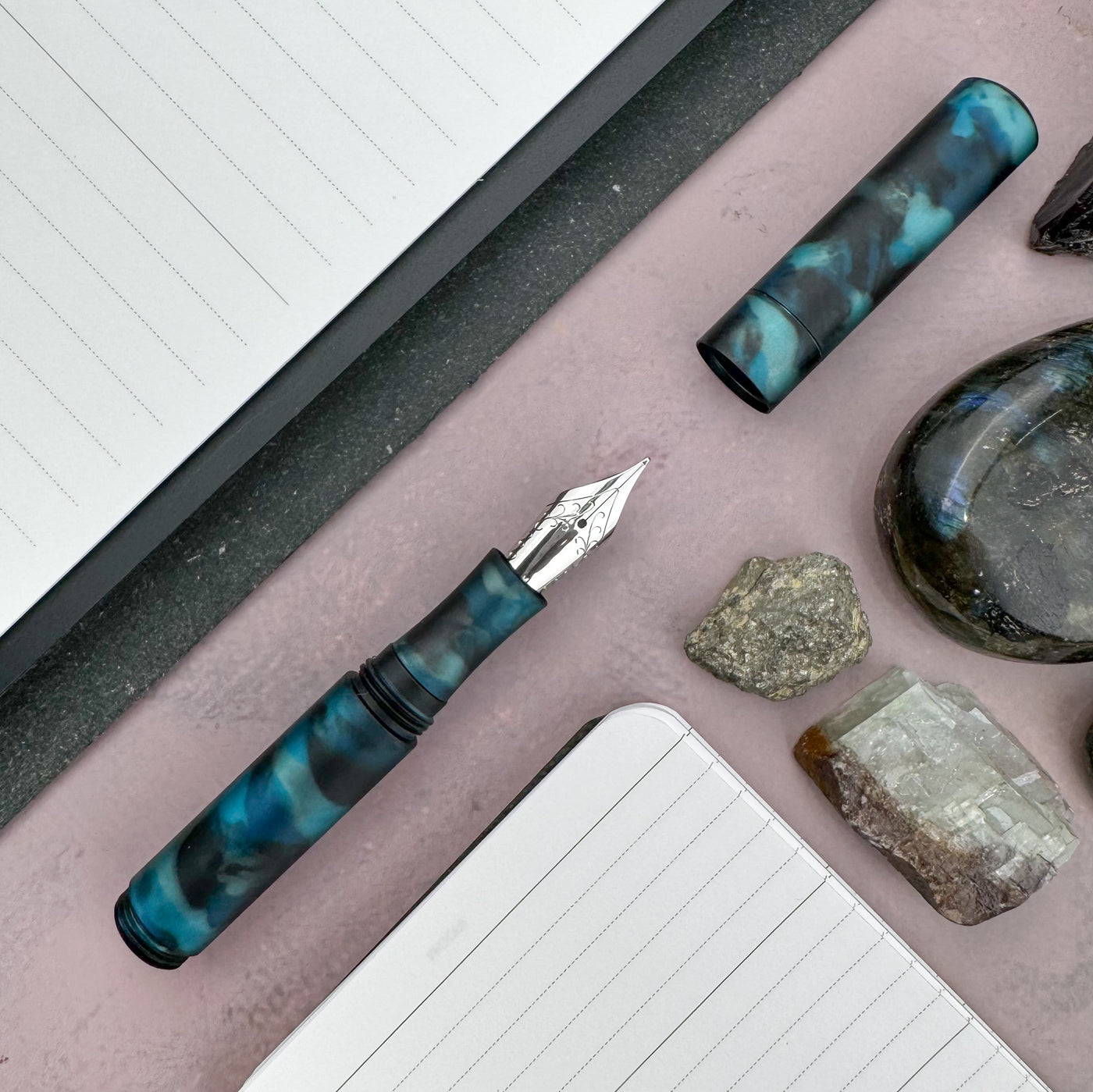 Schon DSGN Pocket Six Fountain Pen - Ocean Depths