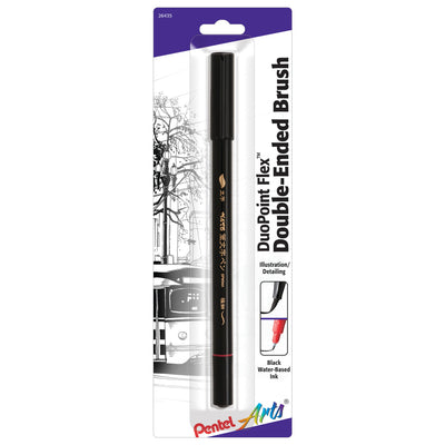 Pentel Arts DuoPoint Flex Double-Ended Brush