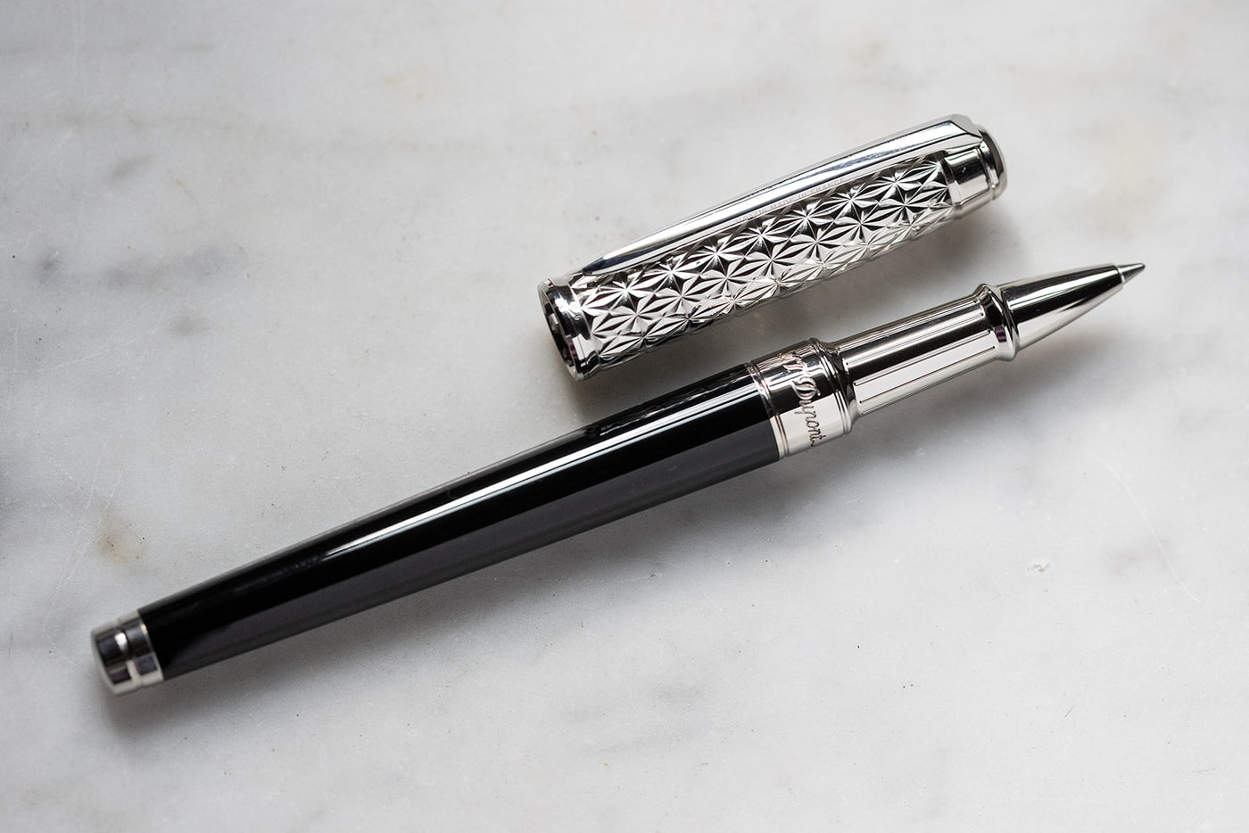 S.T. Dupont Line D Eternity Rollerball Pen - Black Lacquer