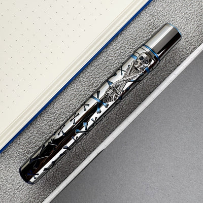 Stipula Da Vinci Capless Fountain Pen - Caribbean Blue