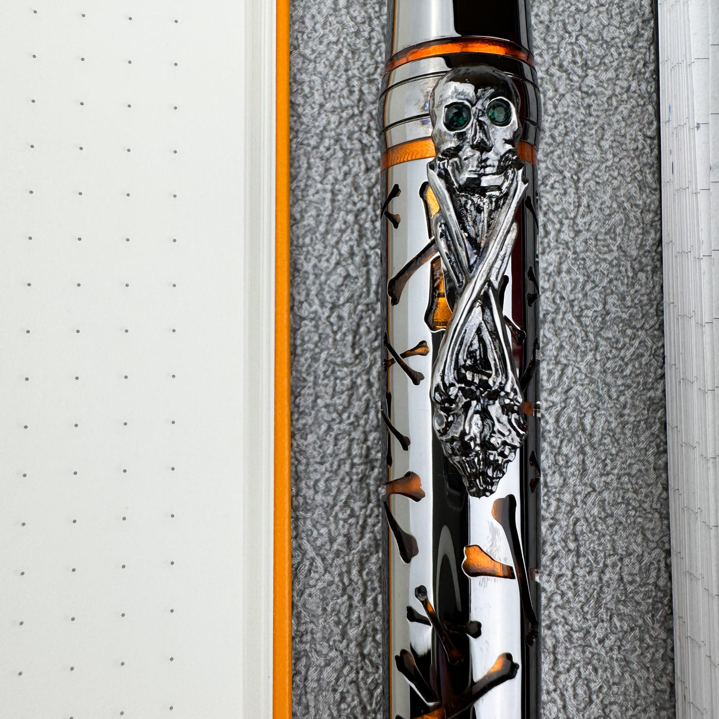 Stipula Da Vinci Capless Fountain Pen - Caribbean Orange