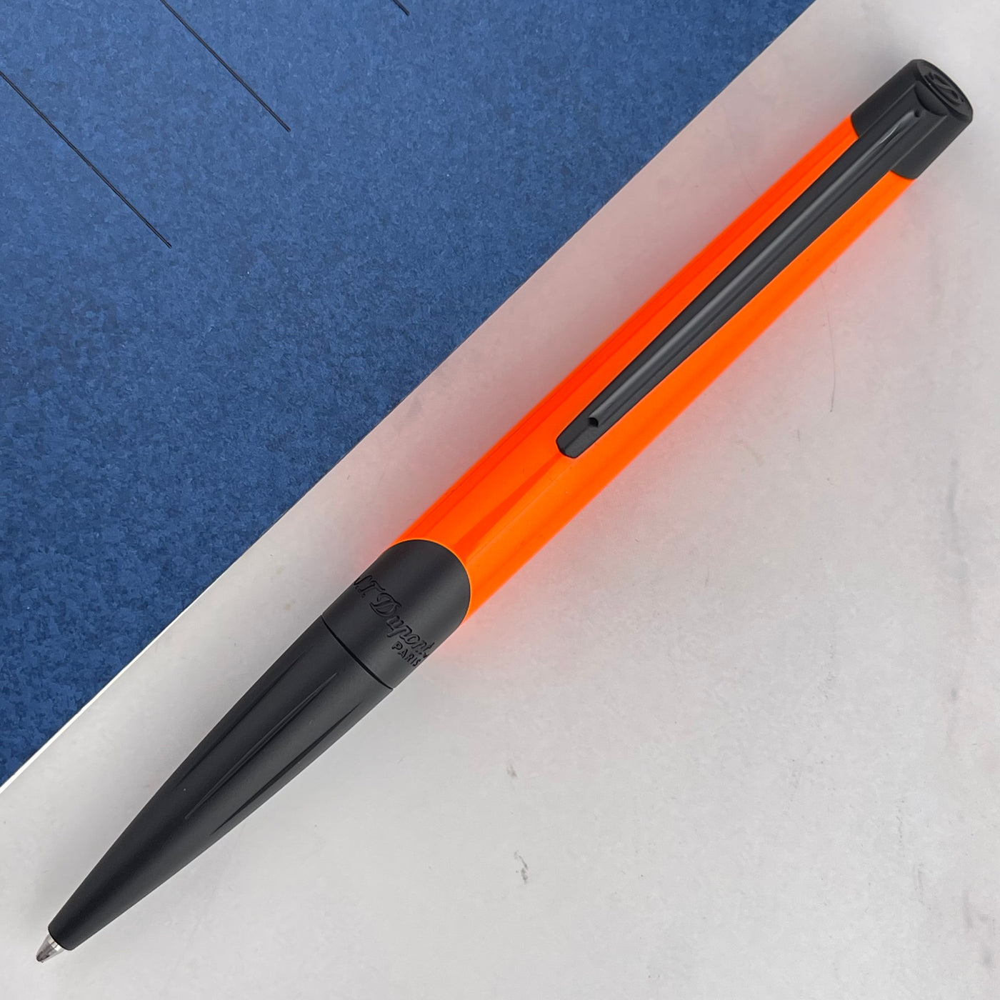 S.T. Dupont Defi Millennium Ballpoint Pen - Fluo Orange