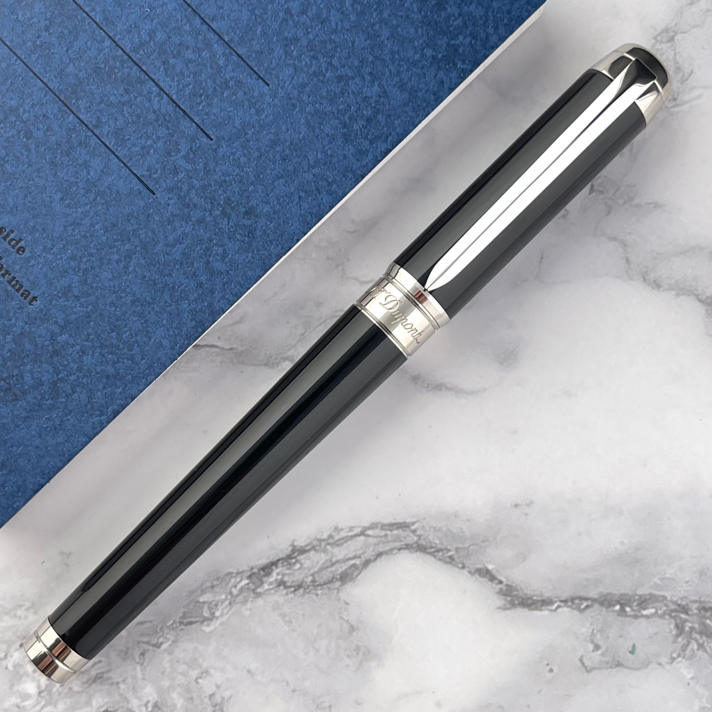 S.T. Dupont Line D Eternity XL Fountain Pen - Black Lacquer