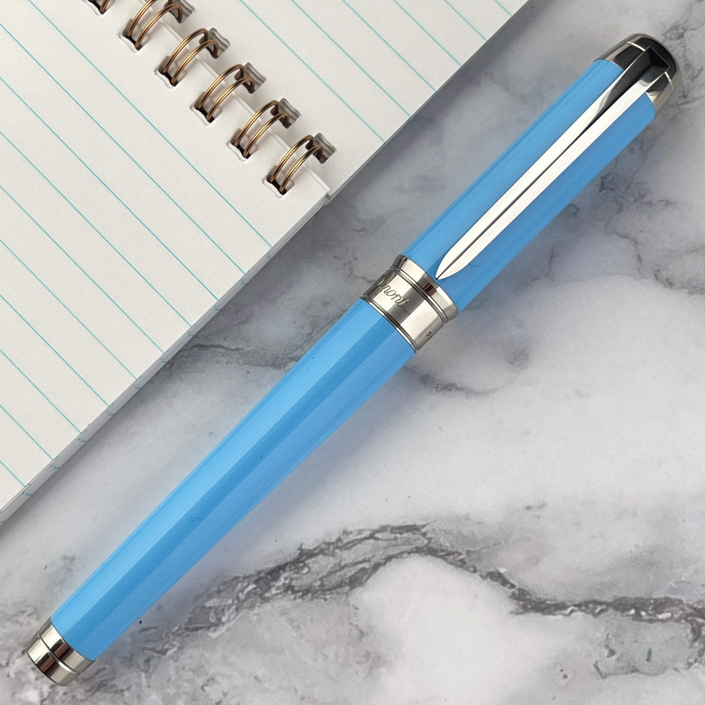 S.T. Dupont Line D Eternity XL Fountain Pen - Turquoise Lacquer