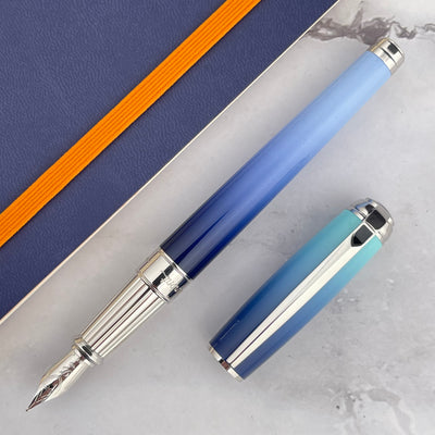 S.T. Dupont Line D Large Fountain Pen - La Mer