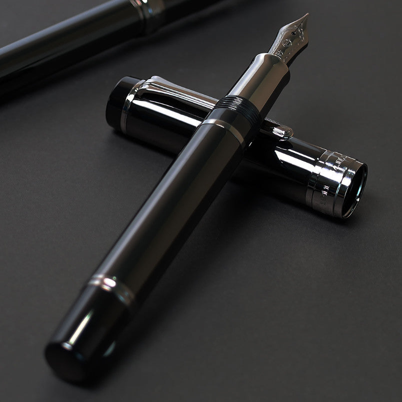 Sailor CYLINT Fountain Pen - Black Stainless Steel