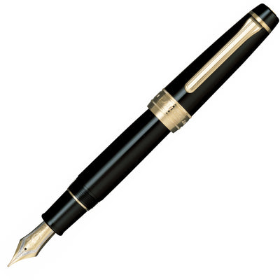 Sailor Pro Gear King of Pen Fountain Pen - Black w/ Gold Trim