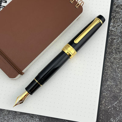 Sailor Pro Gear King of Pen Fountain Pen - Black w/ Gold Trim