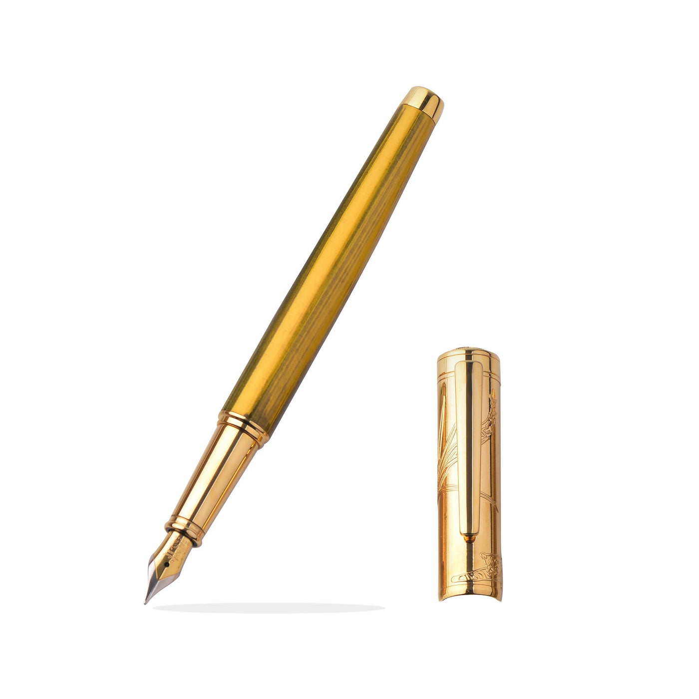 Laban A Sanyu In Hand Fountain Pen - Gold