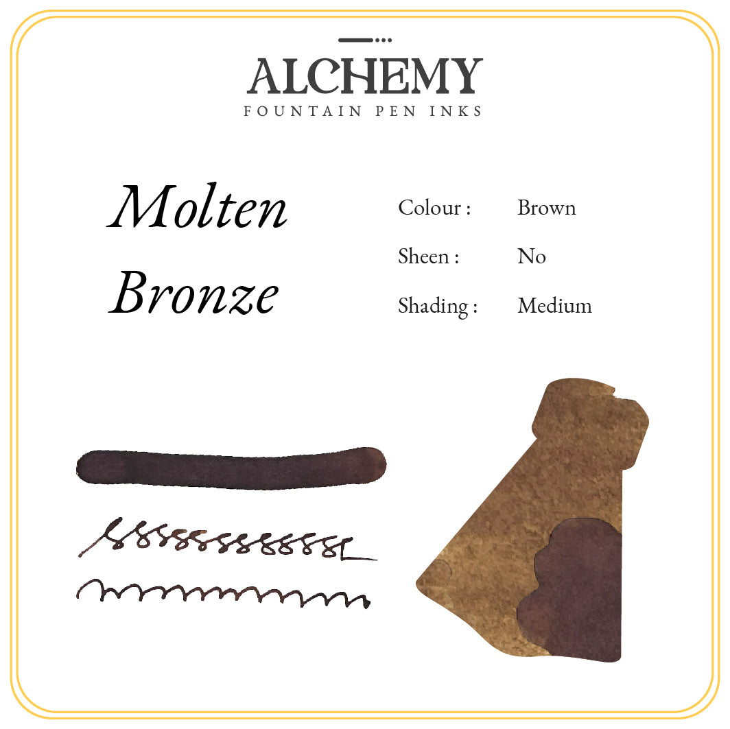 Endless Alchemy Molten Bronze - 45ml Bottled Ink