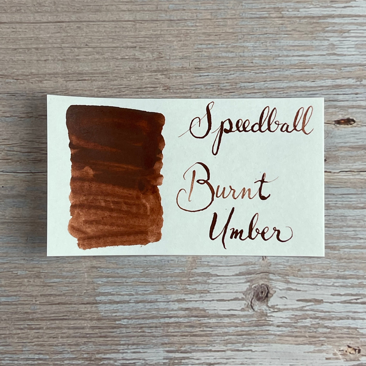 Speedball Super Pigmented Acrylic Burnt Umber - 2 oz Ink