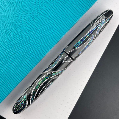 TACCIA Miyabi Empress Fountain Pen - Fossils in the Sky - Raden Shadow (Limited Edition #16/88)