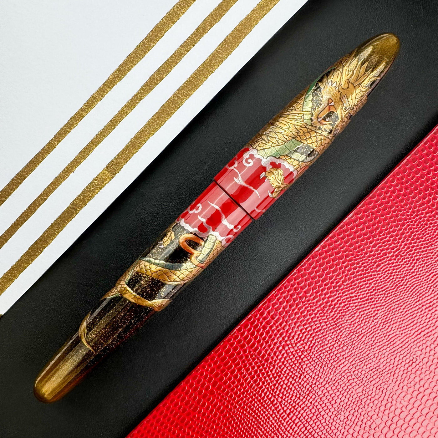 TACCIA Empress Fountain Pen - Double Dragons (Limited Edition)