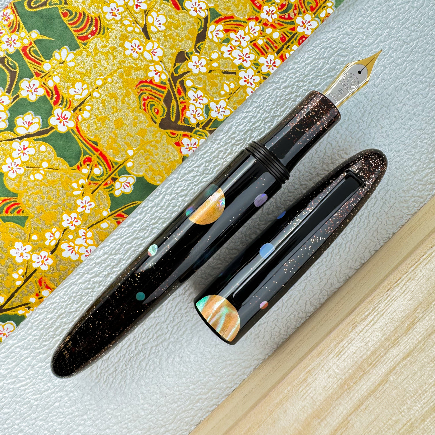 Taccia Miyabi Bon-Bori Fountain Pen - Lunar Prairie (Limited Edition)