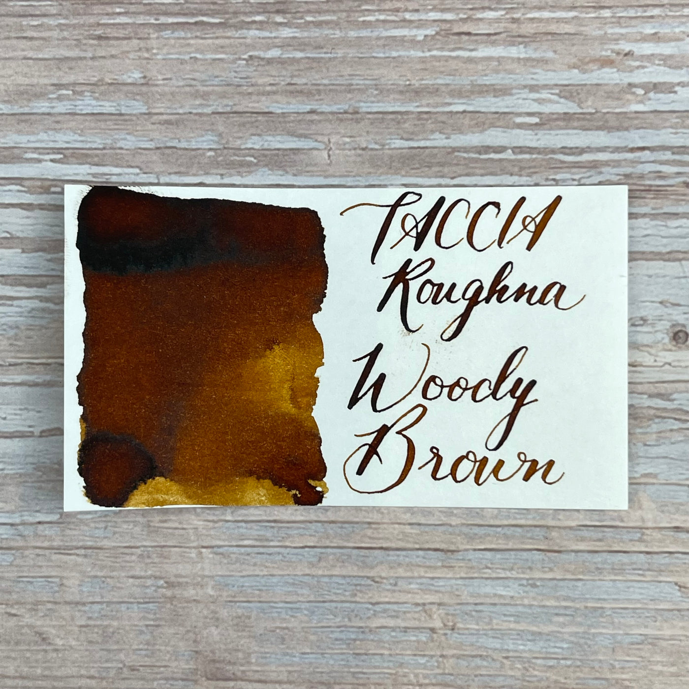 Taccia Roughna 40ml Bottled Ink - Woody Brown