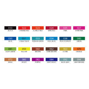 Kuretake Zig Calligraphy II Markers (Set of 24)