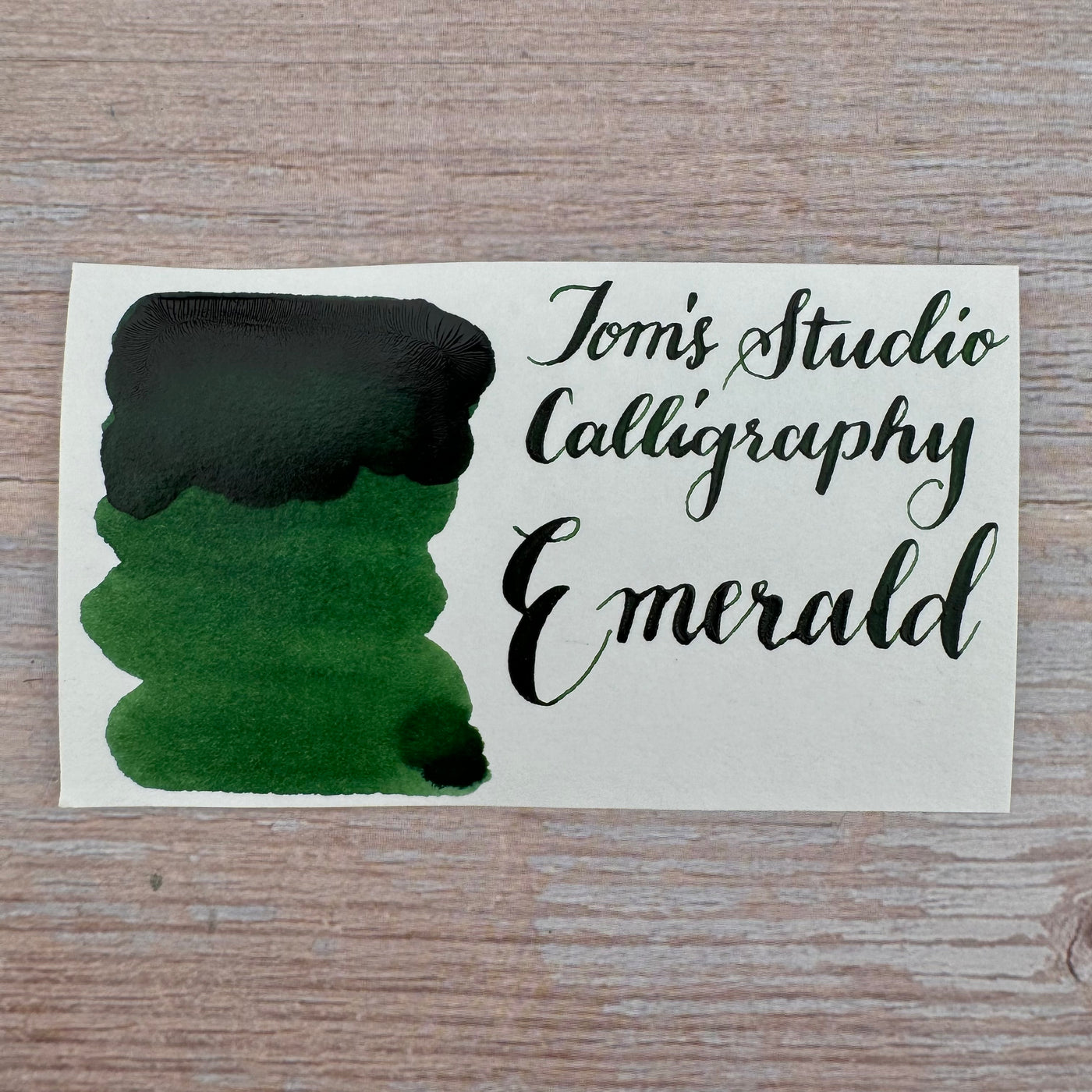 Tom's Studio Emerald - Calligraphy Ink