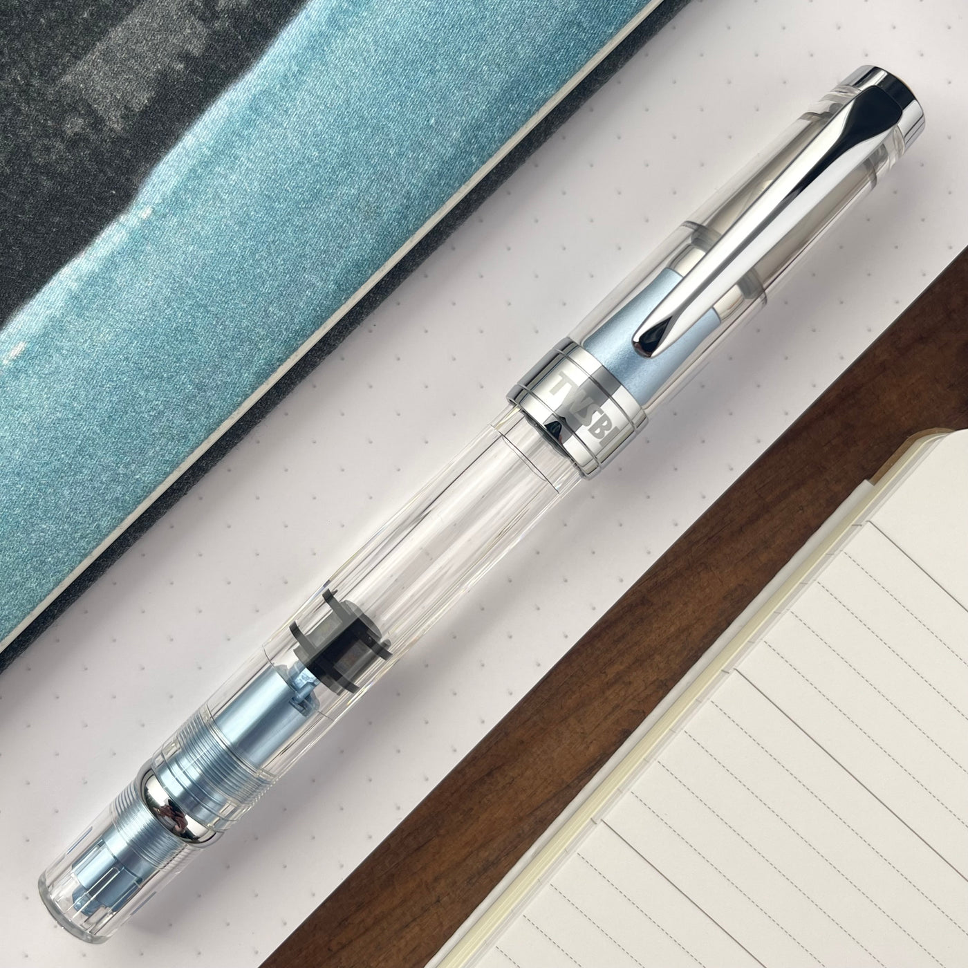 TWSBI Diamond 580AL Fountain Pen - Iceberg Blue