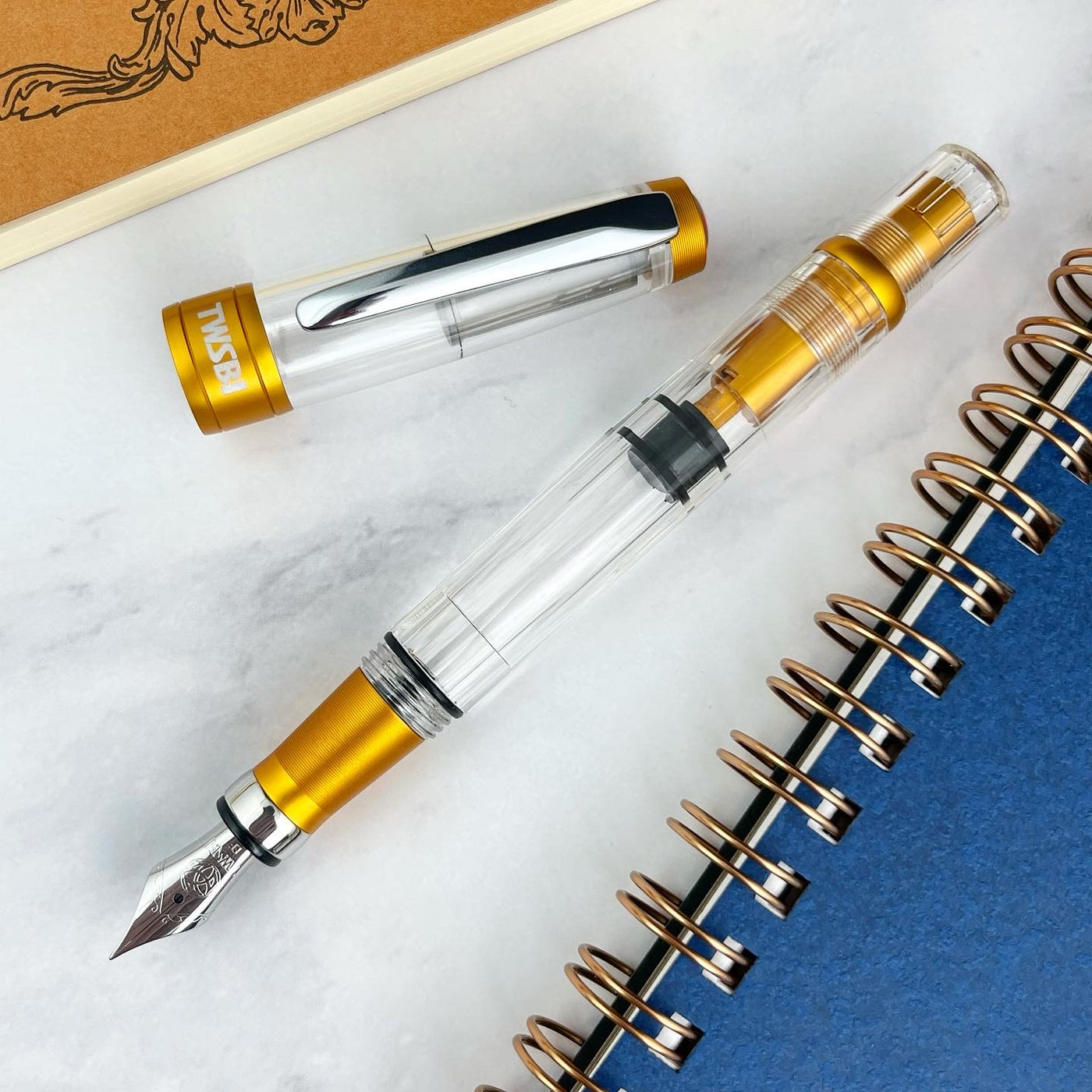 TWSBI Diamond 580ALR Fountain Pen - Sunset Yellow