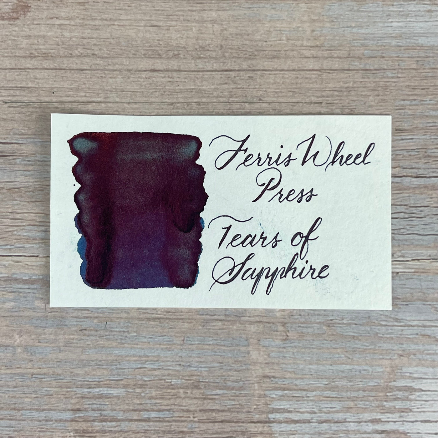 Ferris Wheel Press Tears of Sapphire - 20ml bottled Ink (Special Edition)