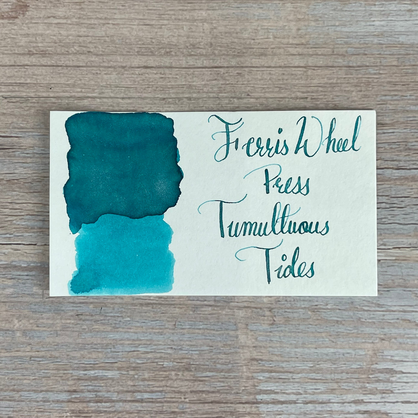 Ferris Wheel Press Tumultuous Tides - 20ml bottled Ink (Special Edition)