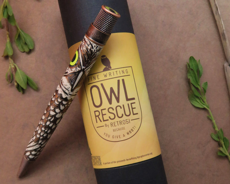 Retro 51 Tornado Ballpoint Pen - Owl Rescue