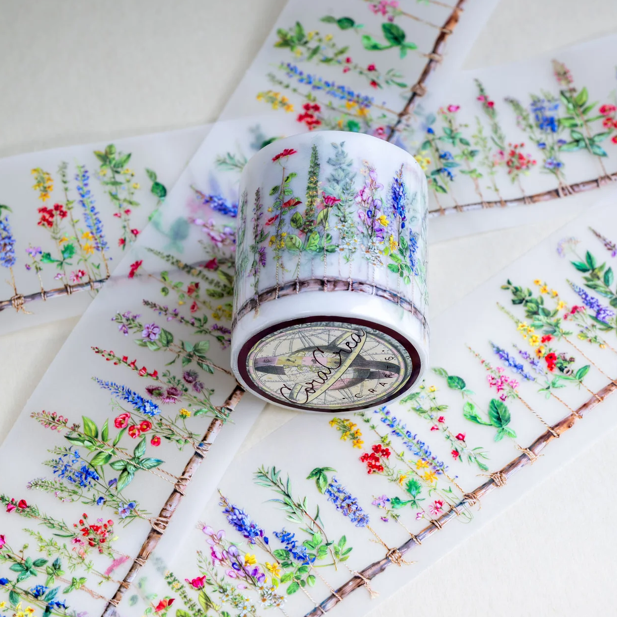 CoraCreaCrafts Washi Tape - Transparent - Magical Herbs